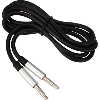 Аудиокабель REXANT AUX 3.5 мм шнур 1 м, черный