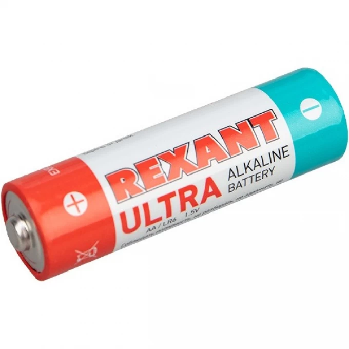 Батарейка алкалиновая REXANT УЛЬТРА AA/LR6 1,5V пальчик (2 шт./блистер) 30-1025 Батарейка алкалиновая REXANT УЛЬТРА AA/LR6 1,5V пальчик (2 шт./блистер) 30-1025