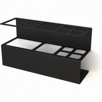 Держатель REXANT для хранения зубных щеток и аксессуаров для ванны, черный