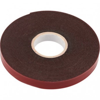 Двухсторонний скотч REXANT, серый, на HBA акриловой основе, 9 мм, ролик 5 м