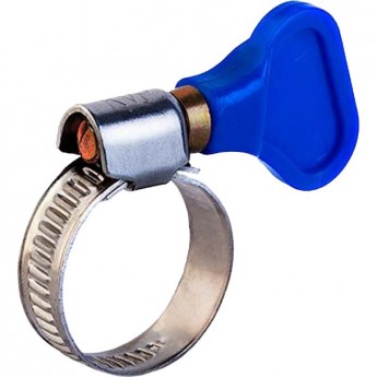 Хомут червячный REXANT 16-25/9-0,7мм, с ключом, нержавеющая сталь W2, (50 шт/уп)