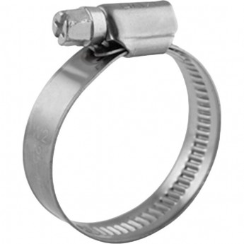 Хомут червячный REXANT 25-40/9-0,6мм, нержавеющая сталь W2, (50 шт/уп)