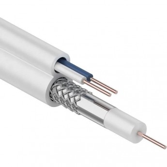 Кабель REXANT ККСВ-В+2х0,5 мм, 100 м, белый