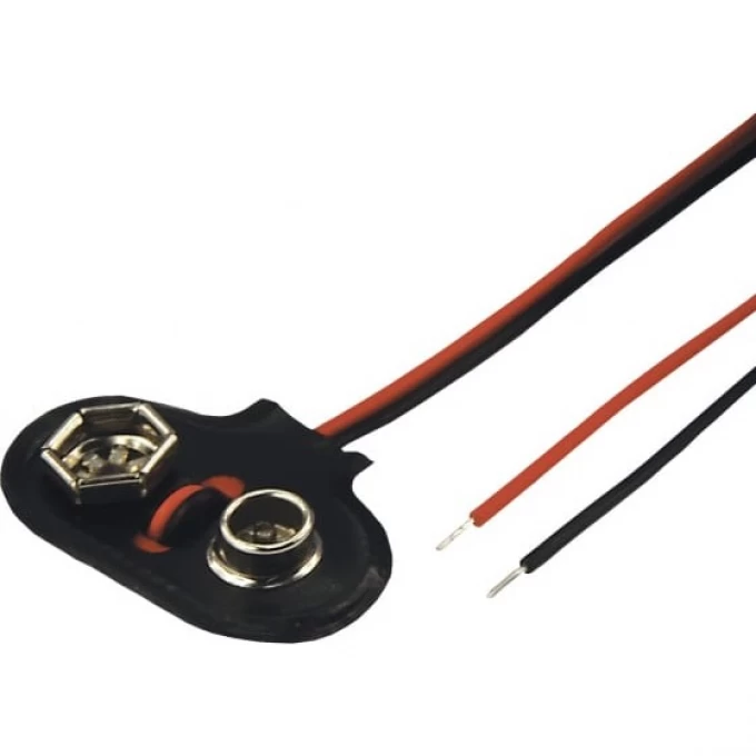 Клемма на крону REXANT 9 V угловая 14-0323
