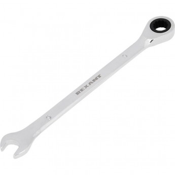 Ключ комбинированный трещоточный REXANT 9 мм, CrV, зеркальный хром