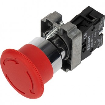Кнопка REXANT XB2-BS поворотная красная грибок