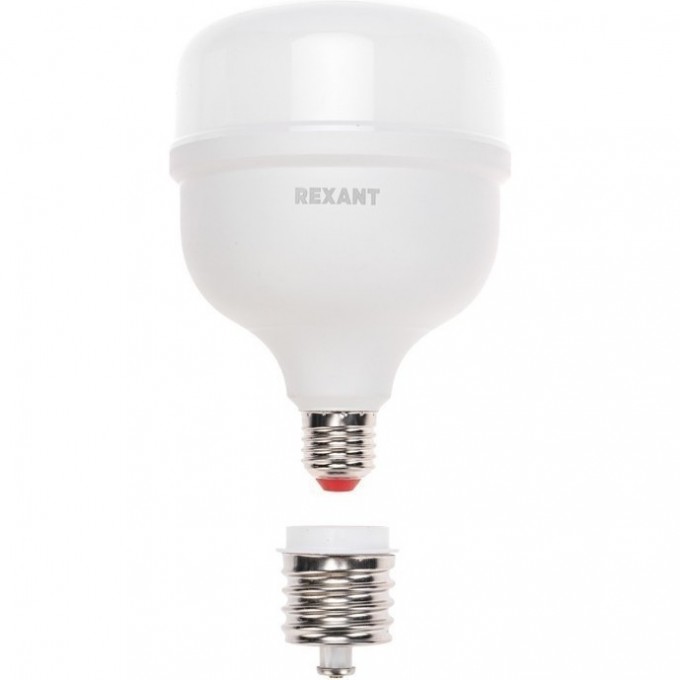 Лампа светодиодная REXANT COMPACT 50Вт E27 с переходником на E40 604-154 Лампа светодиодная REXANT COMPACT 50Вт E27 с переходником на E40 604-154