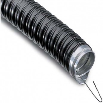 Металлорукав REXANT МРПИнг-38 с зондом черный 20 м