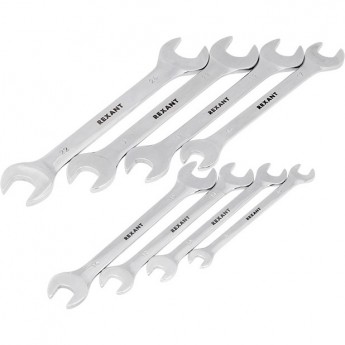 Набор ключей рожковых REXANT 8-24 мм, 8 шт.