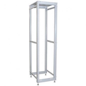 Открытая двухрамная стойка REXANT 19" 45U с регулируемой глубиной 600-1000мм