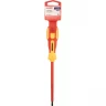 Отвертка шлицевая диэлектрическая REXANT SL5х125мм, до 1000В, двухкомпонентная рукоятка 12-4713