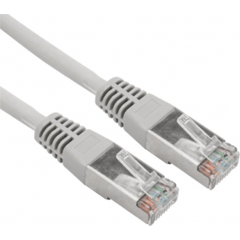 Патч-корд REXANT F/UTP 5e, RJ45-RJ45, экранированный, 26AWG, LSZH, серый, 2 м