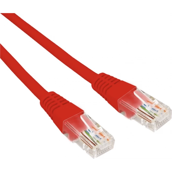 Патч-корд REXANT U/UTP 6, RJ45-RJ45, неэкранированный, 26AWG, LSZH, красный, 3 м 02-0293-3 Патч-корд REXANT U/UTP 6, RJ45-RJ45, неэкранированный, 26AWG, LSZH, красный, 3 м 02-0293-3