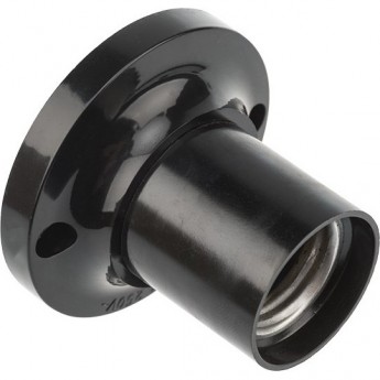 Патрон REXANT Е27 карболитовый потолочный черный