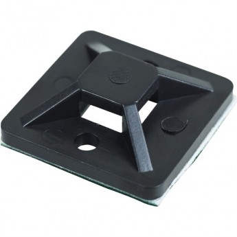 Площадка самоклеящаяся REXANT 25х25 мм, черная, упаковка 100 шт.