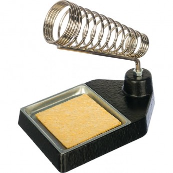 Подставка под паяльник REXANT, чугун, ниша квадратная, губка