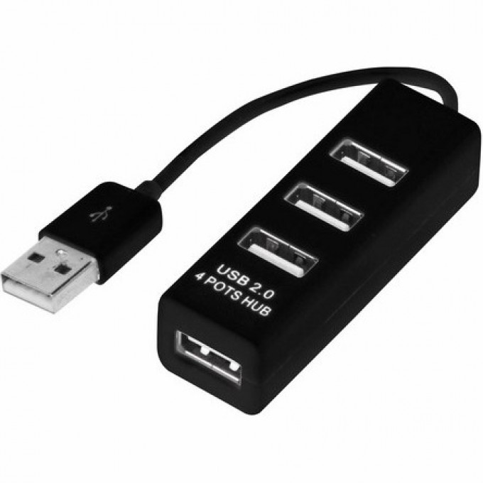 Разветвитель REXANT USB на 4 порта черный 18-4103 Разветвитель REXANT USB на 4 порта черный 18-4103