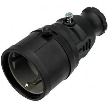 Розетка переносная REXANT влагозащищенная, с/з, 16 А, IP20/44 каучук