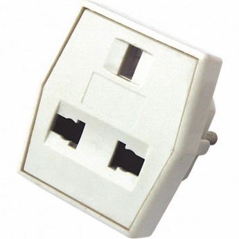 Сетевой переходник REXANT «Квадрат» белый