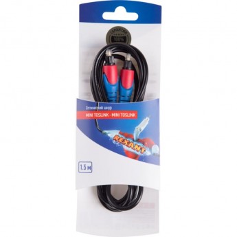 Шнур оптический REXANT Toslink 1,5м