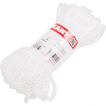 Шнур с сердечником REXANT 7 мм 20 м белый