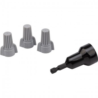 Соединительный изолирующий зажим REXANT с лепестками СИЗ-15 ø 14,9 мм (4-16 мм²), серый (10 шт./уп.)