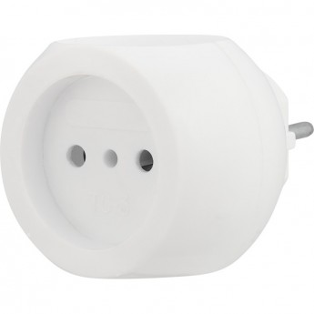 Тройник электрический REXANT 220 В 6 А шар белый