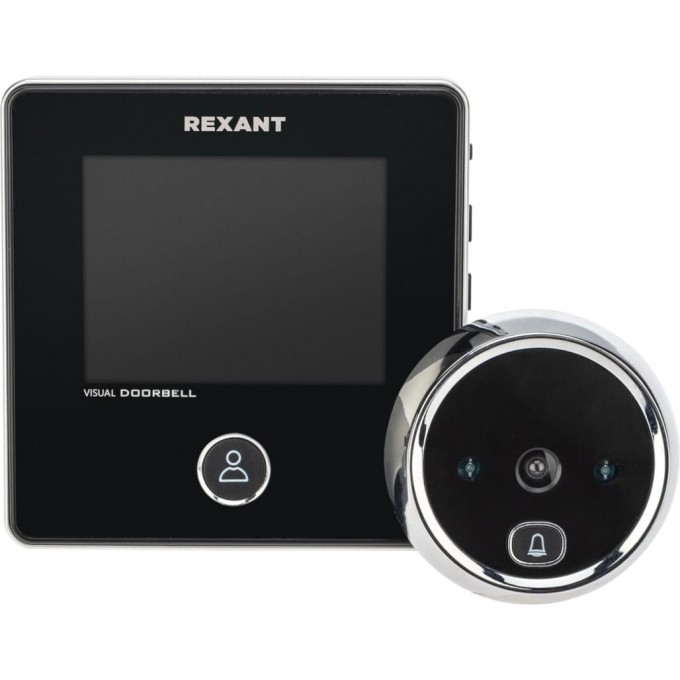 Видеоглазок дверной REXANT (DV-113) с цветным LCD-дисплеем 2.8" с функцией звонка и записи фото, встроенный аккумулятор 45-1113 Видеоглазок дверной REXANT (DV-113) с цветным LCD-дисплеем 2.8" с функцией звонка и записи фото, встроенный аккумулятор 45-1113
