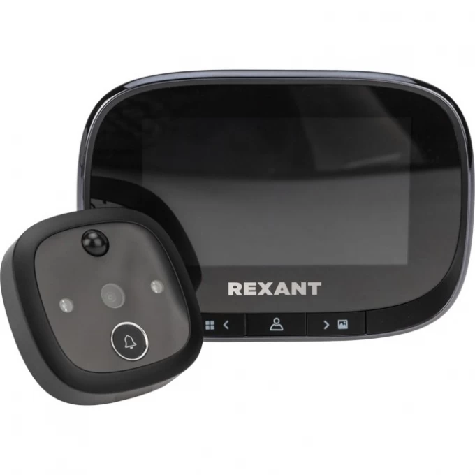 Видеоглазок дверной REXANT DV-115 с цветным LCD-дисплеем 4.3", встроенный звонок, ночной режим работы 45-1115 Видеоглазок дверной REXANT DV-115 с цветным LCD-дисплеем 4.3", встроенный звонок, ночной режим работы 45-1115