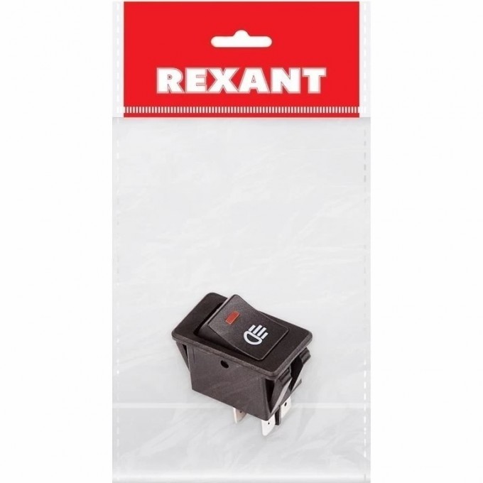 Выключатель клавишный REXANT 12V 35А (4с) ON-OFF с красной подсветкой (ASW-17D) 36-4440-1 Выключатель клавишный REXANT 12V 35А (4с) ON-OFF с красной подсветкой (ASW-17D) 36-4440-1