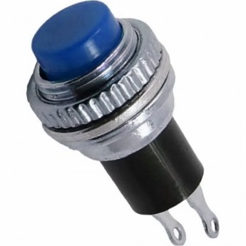 Выключатель-кнопка REXANT MINI RWD-213 металл синяя