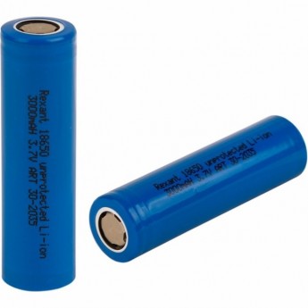 Высокоемкостный аккумулятор REXANT 18650 unprotected 20 А Li-ion 3000 mAH 3.7 В
