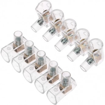 Зажим REXANT КЗВИ 4 мм² (5х1) концевой винтовой изолированный, 20 шт.